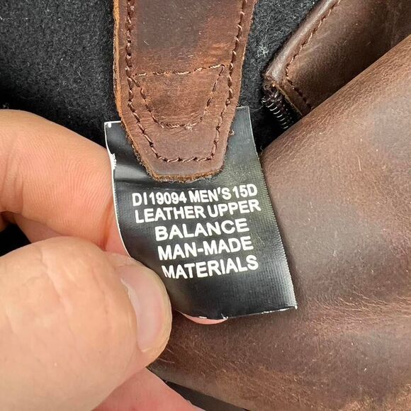 Dingo DI19094-Brown-W-Harness Leather CowBoy Motorcycle Boots Size 15 - Picture 8 of 8